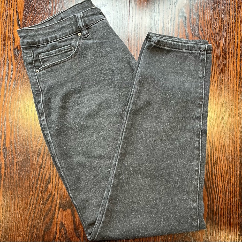 Royalty Black Jeans straight-leg size 12